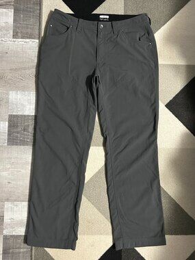 Marmot Men's Gray Outdoor Nylon Durable Hiking Pants *SEE FLAW* Size 36 X 32